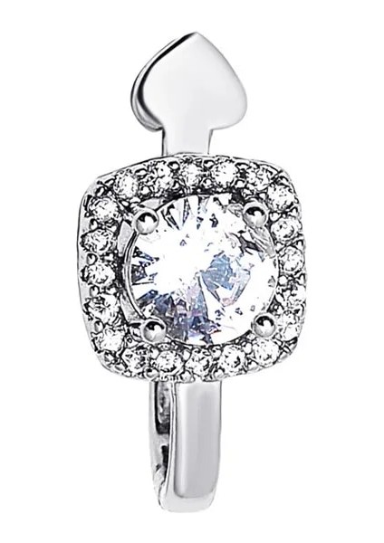 NO.64294 Beden Kotik Altın Gümüş Renk Kulak Manşet Womearming Zirkon Için Küpe Klipsli Küpe Piercing Olmadan Küpe Takı (Yurt Dışından)