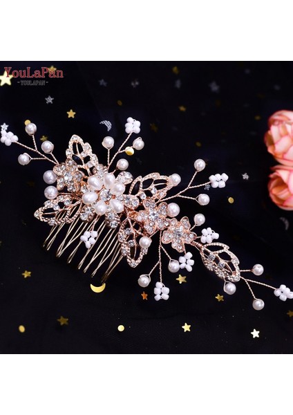 HP342-RG Topqueen HP326 Zirkonya Düğün Tiara Gelin Için Prenses Tiara Kafa Gelin Taç Gelin Saç Aksesuarları Kadınlar Için Tiara (Yurt Dışından)