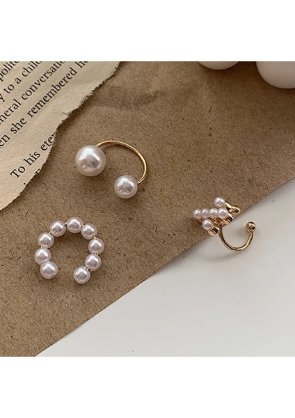 999 1 Adet Kulak Manşet Çapraz Klip Inci Küpe Sahte Piercing Kadınlar Için Earcuffs Earcuff Küpe Takı Hiçbir Piercing Aksesuarları (Yurt Dışından) indirimleri