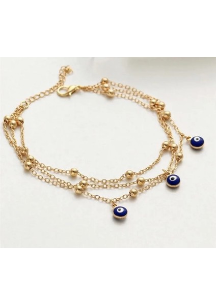 Gümüş Rengi Bayanlar Türk Gözler Boncuk Halhal Kadın Sandalet Pulseras Tobilleras Mujer Kolye Halhal Bilezik Ayak Takı (Yurt Dışından) modelleri