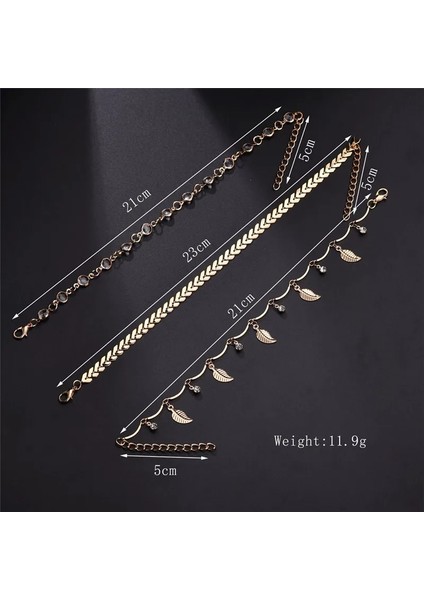 NO.50185 Beden Kadınlar Için Modyle Halhal Ayak Aksesuarları Yaz Plaj Barefoot Sandalet Bilezik Bacak Üzerinde Ayak Bileği Kadın Ayak Bileği (Yurt Dışından) modelleri