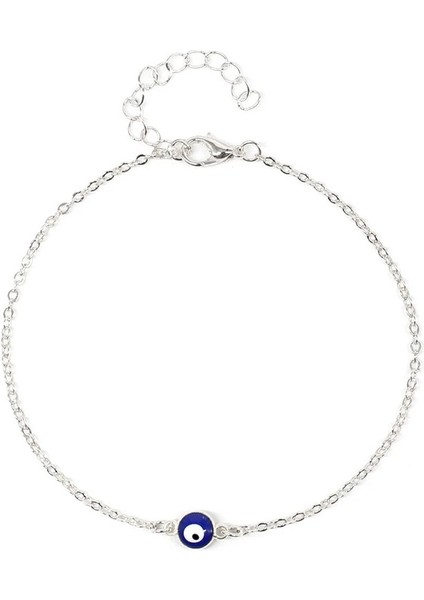 Altın-Pembe Charm Halhal Nazar Paslanmaz Çelik Takı Kaplama Renkli Emaye Nazar Charm Bilezik Erkekler Kadınlar Için (Yurt Dışından) indirimleri