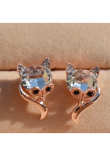 Beyaz Jıofree 6 Renk Kristal Tilki Klip Küpe Kadınlar Için Bildirimi Hiçbir Kulak Deliği Küpe Kristal Rhinestone Düğün Takı ile (Yurt Dışından)