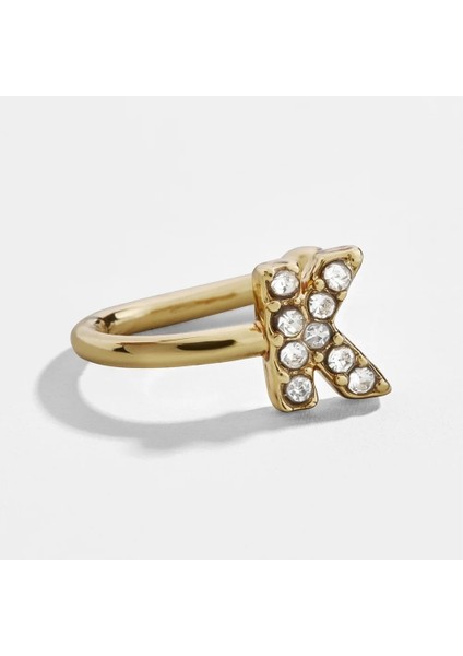ZJ4187 Ingilizce Harfler Zirkon Kulak Piercing Küpe Kadınlar Için Kaya Vintage Kristal Kulak Manşet Küpe Kızlar Jewerly Hediyeler (Yurt Dışından)