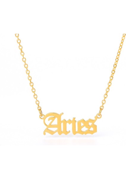 Gümüş Tarzı Koç Kadınlar Için Ayak Bileği Burç Paslanmaz Halhal Bilezik Kadınlar Boho Takı Burç Eski Ingilizce Halhal Hediye Bff (Yurt Dışından)