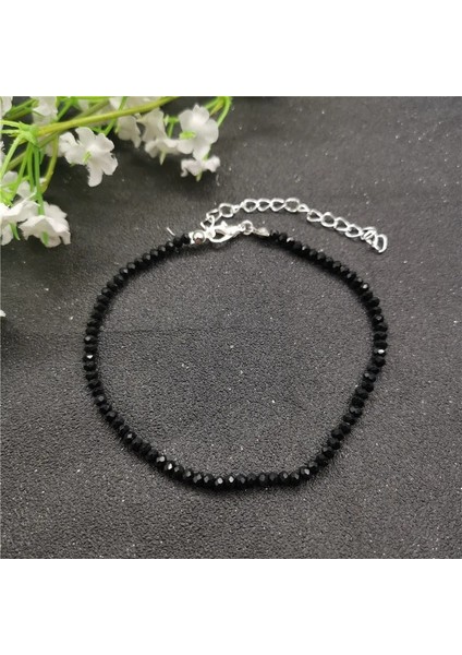 Altın Rengi Yeni Varış Siyah 3mm Kristal Boncuk Kadınlar Için Halhal Bohemian Kadın Plaj Ayak Bileği Bilezik Bacak Ayak Takı Enkelbandje (Yurt Dışından) fiyatları