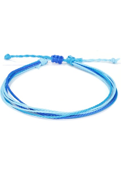 Renk 9 Moda Polyester Hat Halhal Kadınlar Için Renkli Ayarlanabilir Halat Zincir Halhal Bilezikler Ayak Takı Hediyeler 18 cm Uzunluğunda, 1 Parça (Yurt Dışından)