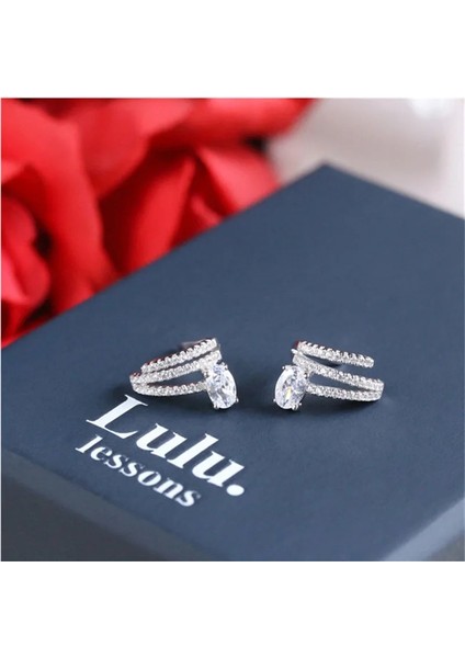 Stil 2 Gümüş Kadınlar Altın Renk Yıldız Küpe Kadınlar Için Mikro Açacağı Cz Zirkon Sahte Piercing Küçük Kız Klip Kulak Manşet Kore Kulaklık Takı (Yurt Dışından)