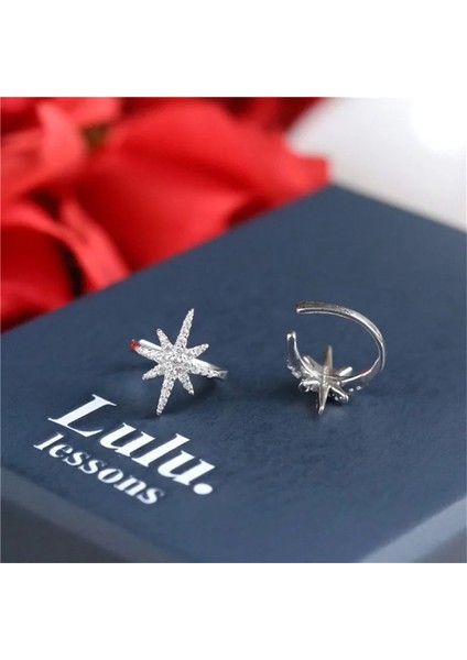 Stil 2 Gümüş Kadınlar Altın Renk Yıldız Küpe Kadınlar Için Mikro Açacağı Cz Zirkon Sahte Piercing Küçük Kız Klip Kulak Manşet Kore Kulaklık Takı (Yurt Dışından) fiyatları