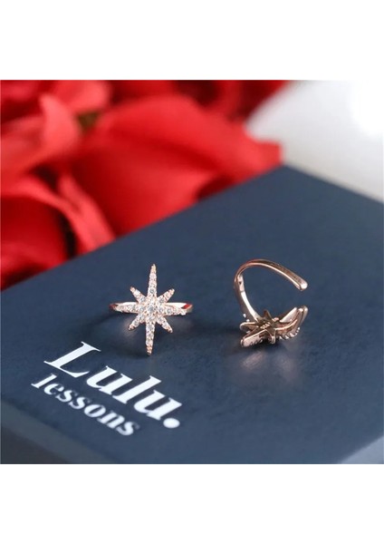 Stil 2 Gümüş Kadınlar Altın Renk Yıldız Küpe Kadınlar Için Mikro Açacağı Cz Zirkon Sahte Piercing Küçük Kız Klip Kulak Manşet Kore Kulaklık Takı (Yurt Dışından) fırsatları