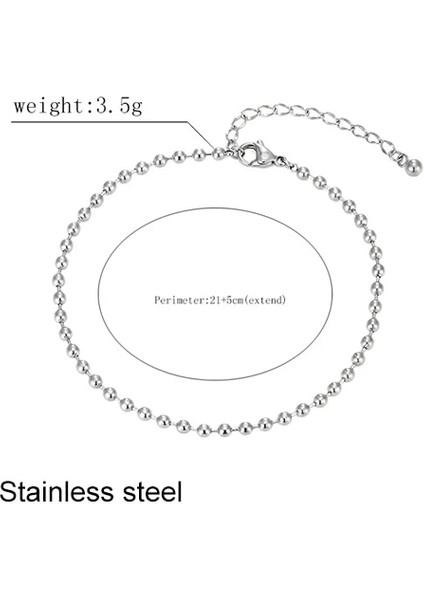 Çelik Rengi Sıcak Yaz Retro Tarzı Taklit Meyve Kadın Halhal Bilezik Kişilik Ettyle Bacak Zinciri Kız Yalınayak Zincir Takı Hediye (Yurt Dışından)