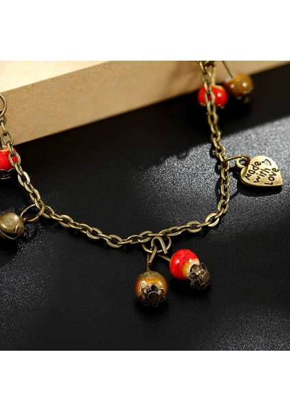 Çelik Rengi Sıcak Yaz Retro Tarzı Taklit Meyve Kadın Halhal Bilezik Kişilik Ettyle Bacak Zinciri Kız Yalınayak Zincir Takı Hediye (Yurt Dışından) indirimleri