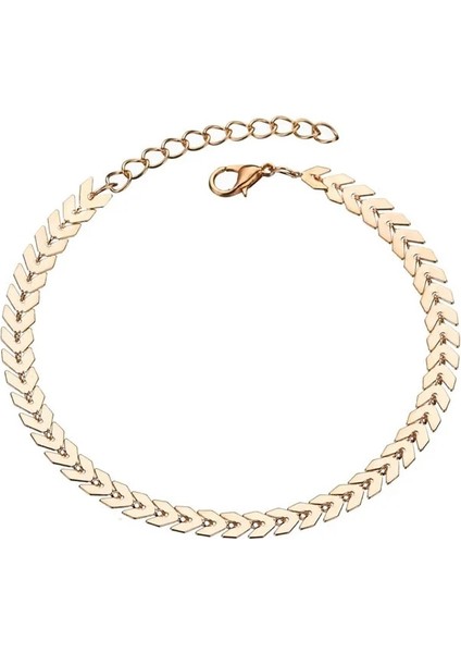 NO.50191 Beden Bohemian Ok Halhal Bilezik Kadınlar Için Punk Metal Zincir Pullu Halhal Yaz Plaj Halhal Kadın Yalınayak Bacak Zinciri Takı (Yurt Dışından) fırsatları