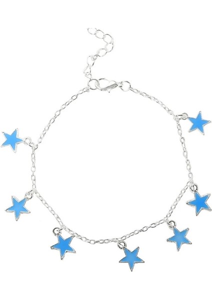 A Yıldız Kolye Halhal Ayak Zinciri Yaz Yoga Plaj Bacak Bilezik Charm Halhal Sevgililer Günü Için Takı Hediye Ayak Zinciri (Yurt Dışından)