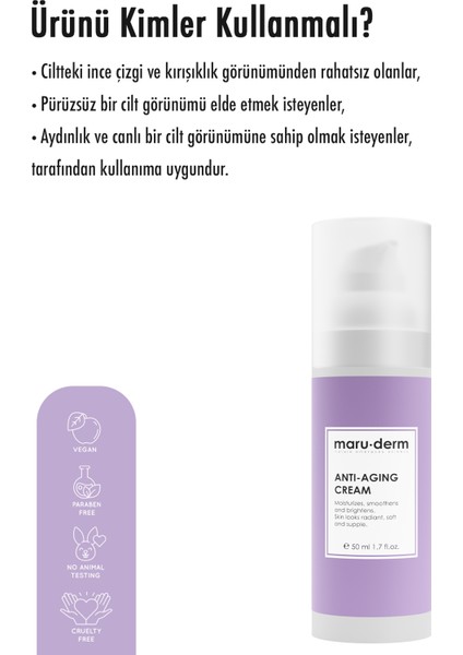 Anti-Age Cilt Bakım Kremi 50 ml