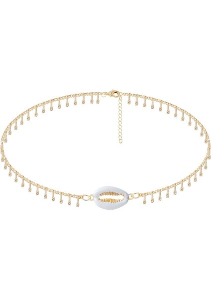 2gümüş Lassic Beyaz Damlayan Yağ Metal Kabuk Halhal Küçük Püskül Zincir Sandalet Kadınlar Için Ayak Bileği Bilezik Plaj Ayak Takı AN025 (Yurt Dışından) fırsatları