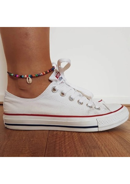 JL051 Shell Boncuk Ayak Bileği Bilezik Cheville Halhal Kadınlar Için Spiral Pendan Boho Mücevherat Plaj Aksesuarları Askı Ayak Sandalet (Yurt Dışından)