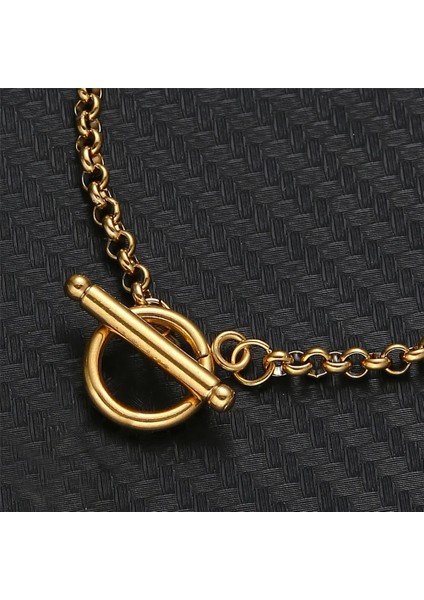 22CM Altın Rengi Paslanmaz Çelik Yuvarlak Zincir Ot Geçiş Halhal Ayak Zinciri Kadınlar Için Yaz Yoga Plaj Bacak Zinciri Halhal Takı Aksesuarları (Yurt Dışından) fırsatları