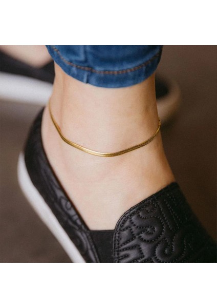 Altın Tarzı YF32825 - 4mm Emanco Halat Bağlantı Halhal Paslanmaz Çelik Kadınlar Için Ayak Aksesuarı Yaz Plaj Barefoot Sandalet Bilezik Ayak Bileği Hediyeler (Yurt Dışından) indirimleri