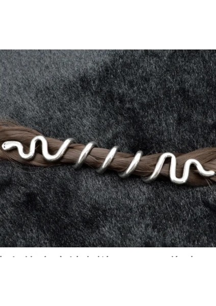 No.9 Boyutu Boncuk Kafatası Ham Kristal Pentagram Viking Spiral Sinsi Boncuklu Wicca Saç Örgüler Vintage Saç Aksesuarları Büyücülük Aksesuarları (Yurt Dışından)