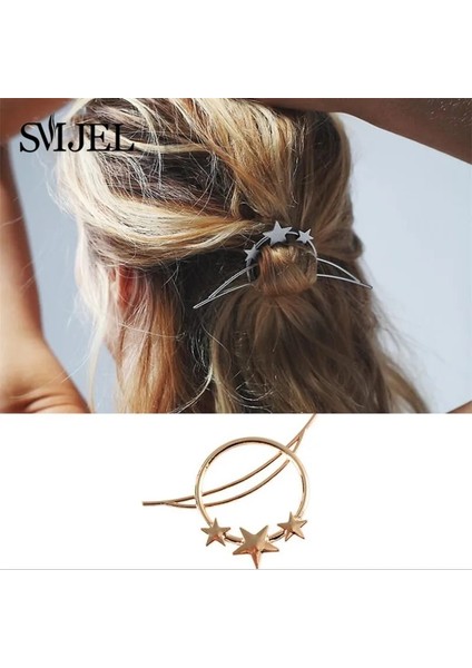 NO.310 Boyutu Saç Sopa Orijinal Yeni Boho Saç Aksesuarları Varış Metal Altın Dolgulu x Şekilli Topuz Tutucu Büyüleyici Vintage Topuz Kafesi (Yurt Dışından)