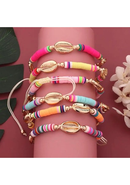 No.1 Boyutu 1 Adet Bohem Tarzı Plaj Kabuk Dekor Halhal El Yapımı Ayarlanabilir Boncuklu Ayak Bileği Bilezik Kabuk Halhal Plaj Için Takı Aksesuarları (Yurt Dışından) indirimleri