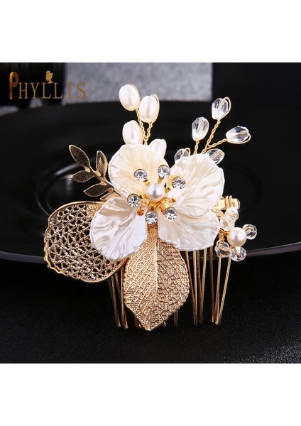 A279-G A37 Rhinestone Kristal Gelin Saç Aksesuarları Düğün Saç Tarak Elmas Gelin Başlıkları Kadın Saç Gösterişli Saç Takı (Yurt Dışından)