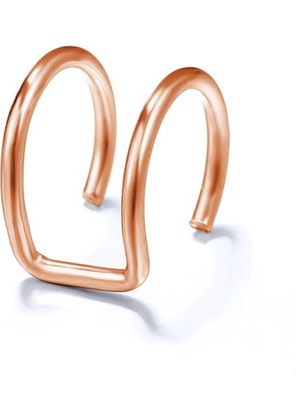 No.19 Boyutu Et Klip Kulak Manşet Küpe Sahte Kıkırdak Küpe Kadınlar Için Altın Renk Zinciri Hiçbir Piercing Klipsli Küpe Seti Kulaklık Takı (Yurt Dışından)