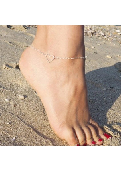 JL71G Kadınlar Için Trendy Moda Kalp Halhal Vintage Altın Renk Yaz Ayak Bileği Bilezik Bacak Üzerinde Bohemian Ayak Takı Aksesuarları Yeni (Yurt Dışından) fiyatları