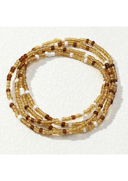 No.10 Boyutu Bohemia Boncuk Ayak Bileği Bilezik Vücut Takı Yaz El Yapımı Plaj Halhal Kadınlar Için Bel Zinciri Ayak Zinciri Kız Aksesuarları Hediyeler (Yurt Dışından)