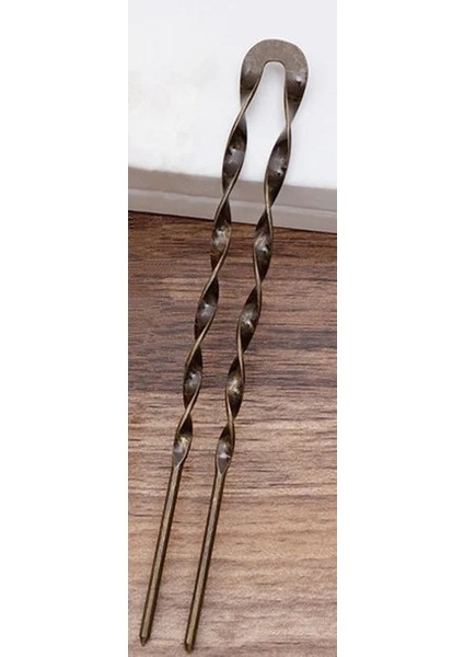 Antik Bronz 1 Adet Pirinç Firkete Takı Tokalar Tokalarım Retro U Şekli Firkete Saç Takı Bulguları Giymek (Yurt Dışından)