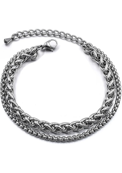 4 mm Buğday Zinciri Paslanmaz Çelik Plaj Halhal Kadın Aksesuarları Için Gümüş Renk Takı Bacak Ayak Bileği Bilezik Ayak Zinciri Erkekler Halhal Hediye (Yurt Dışından) fiyatları