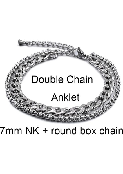 4 mm Buğday Zinciri Paslanmaz Çelik Plaj Halhal Kadın Aksesuarları Için Gümüş Renk Takı Bacak Ayak Bileği Bilezik Ayak Zinciri Erkekler Halhal Hediye (Yurt Dışından) fırsatları