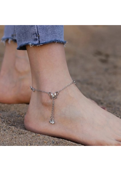 AJ093 Et Güneş Ay Yıldız Halhal Kadınlar Için Bacak Bilezik Plaj Aksesuarları Bohem Ayak Bileği Bilezikler Ayaklar Moda Takı Hediyeler (Yurt Dışından)