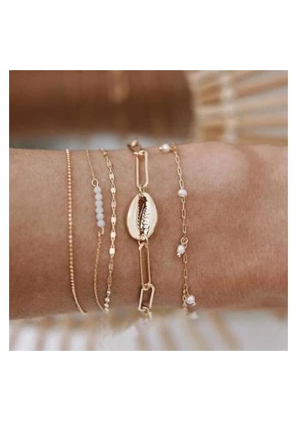 Ayak Bileği 10 Vintage Ayak Bileği Bilezikler Kadınlar Için Basit Kalp Aşk Halhal Kadınlar Için Plaj Charm Boho Aksesuarları Mujer Bacak Ayak Takı (Yurt Dışından)