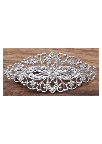 Rodyum * 35MM Pirinç Telkari Çiçek Saç Tokası Dıy Aksesuar Parçası Ayıklamak Için Şapkalar Takı Yapımı Bulma Tokalarım Tedarik 214 (Yurt Dışından)