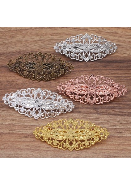 Rodyum * 35MM Pirinç Telkari Çiçek Saç Tokası Dıy Aksesuar Parçası Ayıklamak Için Şapkalar Takı Yapımı Bulma Tokalarım Tedarik 214 (Yurt Dışından) indirimleri