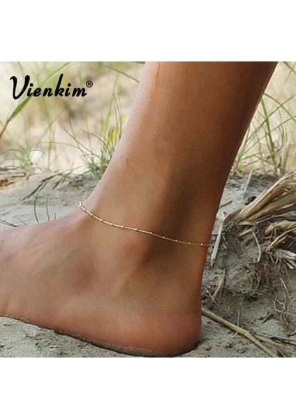 Gümüş Rengi Vienki Yeni Moda Altın Halhal Narin Kadın Altın Uydu Charm Halhal (Yurt Dışından) fiyatları