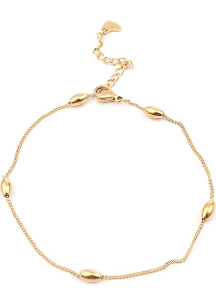 No.6 Boyutu 1 Adet Sıcak Paslanmaz Çelik Halhal Kadın Erkek Takı Için Altın Renk Gümüş Renk Geometrik Kalp Charms Hediye Kaynağı (Yurt Dışından) fırsatları