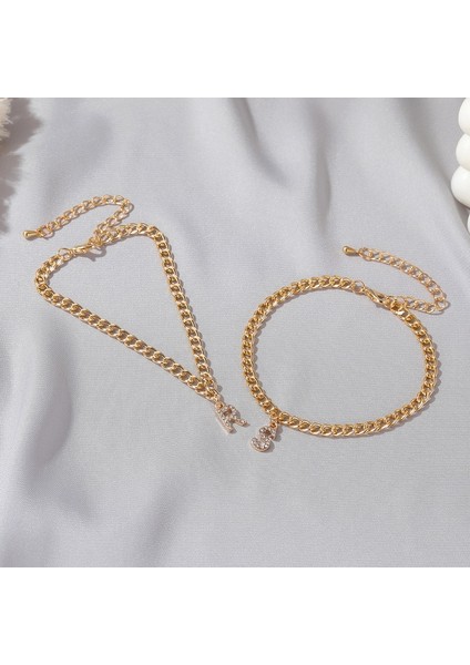 M Harfi Moda Boho Ilk Harf Taklidi Bilezikler Halhal Kadınlar Için Altın Renk Zinciri Alfabe Kolye Yaz Plaj Kız Takı (Yurt Dışından) indirimleri