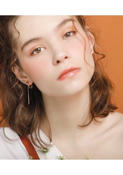 Mavi Saplama 2019 Kore Takı Zirkon Küpe Klipsi Nefis Kalp ve Çiçek Şekli Püskül Piercing Olmadan Kadınlar Için Uzun Kulak Klipleri (Yurt Dışından) fırsatları