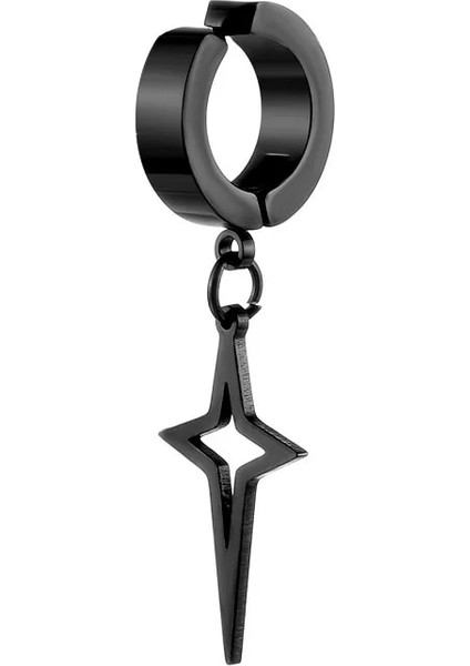 Gümüş Üçgen Yeni Popüler 1 Parça Paslanmaz Çelik Ağrısız Kulak Klip Küpe Menwomen Punk Siyah Olmayan Piercing Sahte Küpe Takı Hediyeler (Yurt Dışından) fırsatları