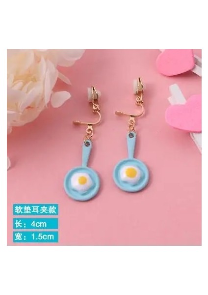 Yj-5 Grace Haziran Sıcak Satış Mini Karikatür Emaye Klip Küpe Kadınlar Için Moda Parti Balo Öğrenci Tarzı Hiçbir Deldi Küpe Yeni (Yurt Dışından)