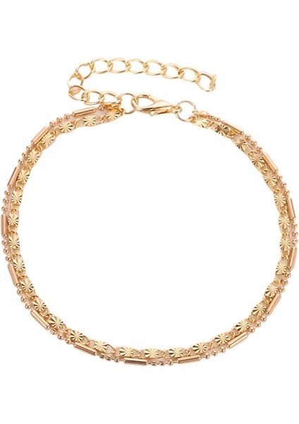 J50054 Kadınlar Için Modyle Bohemia Et Halhal Ayak Accessorieummer Plaj Barefoot Sandalet Bilezik Bacak Üzerinde Ayak Bileği Kadın (Yurt Dışından)