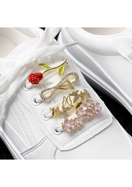 Papatya Papatya Kelebek Ayakkabı Tokası Altın Gümüş Renk Roseflower Sneakers Etiketi Kadınlar Için Yaz Ayakkabı Toka Doğum Günü Takı Hediye 2021 (Yurt Dışından) modelleri