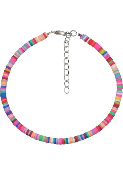 Siyah Donarsei 4mm Bohemian Renkli Kil Halhal Kadınlar Için Yaz Plaj Hit Renk Yumuşak Çömlekçilik Ayak Bileği Bilezik Bacak Ayak Takı (Yurt Dışından) fırsatları