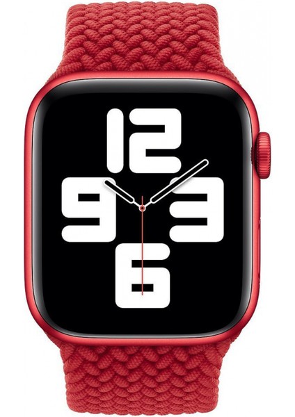 Watch 44MM Product(Red) 4 Örgülü Solo Loop - MY8W2ZM/A modelleri