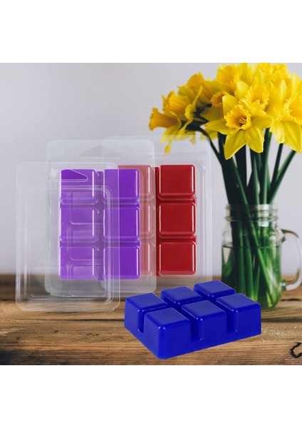 100 Paket Balmumu Eriyik Kapaklı Kalıplar, Şeffaf Boş Plastik Kare Tepsi (Yurt Dışından) indirimleri