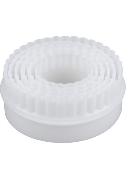 6 Adet Kalıp Yumruk Pasta Bisküvi Kek Fondan Şeker Ezmesi Yuvarlak Kesici (Yurt Dışından) modelleri