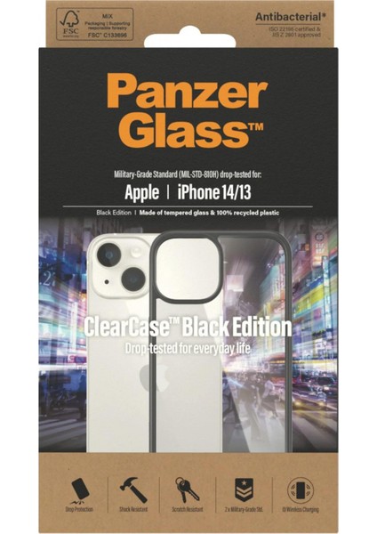 Clearcase Apple iPhone 14 | 13 | Siyah modelleri